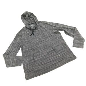 Urban pipeline Heather two tone Gray Hoodie kangaroo pocket size xxl